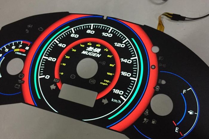 Speedometer indiglow khusus All New Honda Brio di bengkel SACS Asia Jaya
