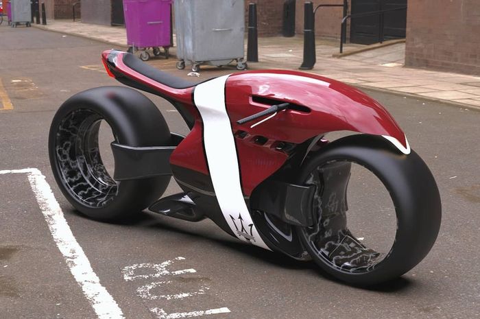 Motor konsep Maserati E-Superbike