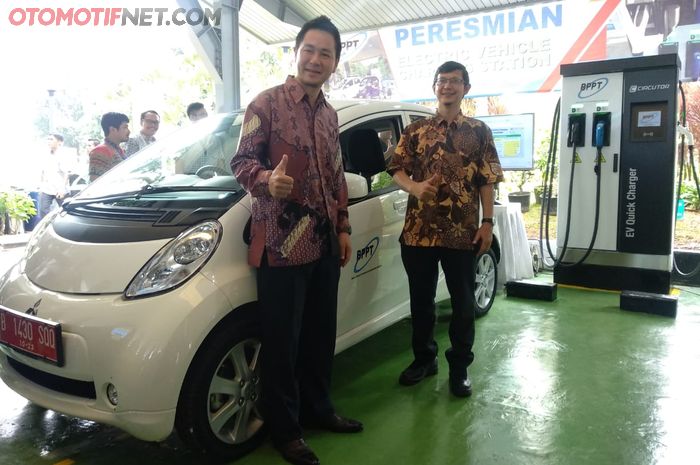 Peresmian Charging Station mobil listrik oleh BPPT di Jakarta (5/12/2018)