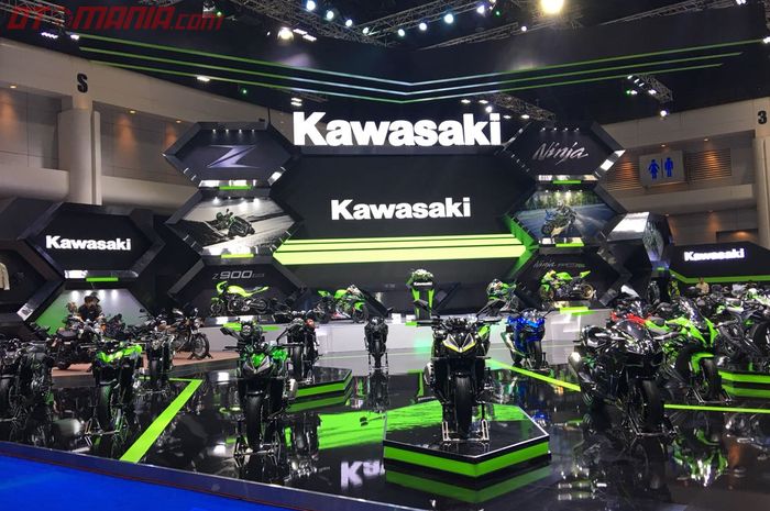 Booth Kawasaki di Bangkok Motor Show 2018