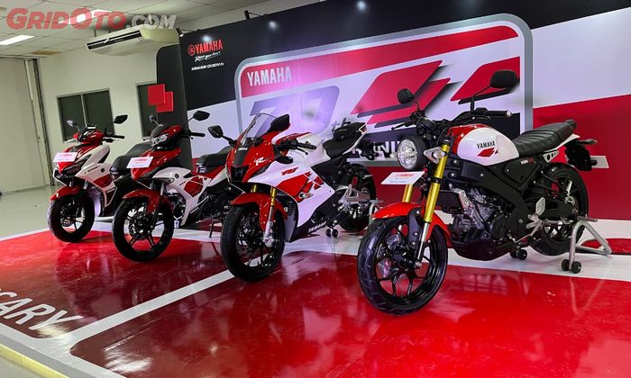 Livery Yamaha&rsquo;s 70th Anniversary di Indonesia fokus pada line up 150 cc 