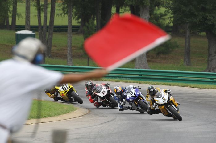 Ilustrasi bendera balap