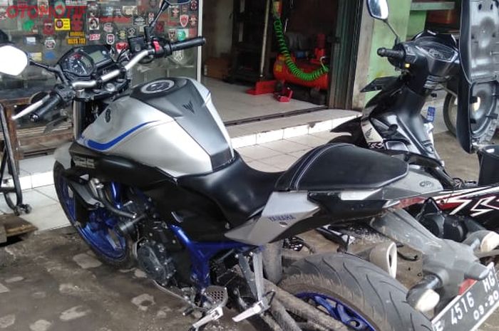 Yamaha MT-25 saat servis di Mis'an Motor