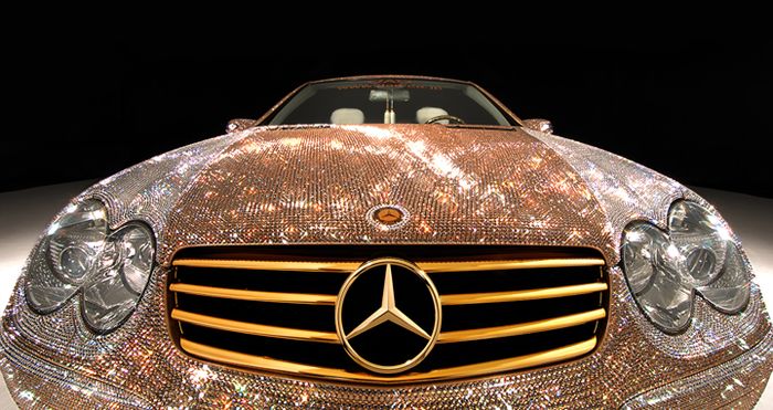 Mercedes-Benz SL600 pakai kelir kristal