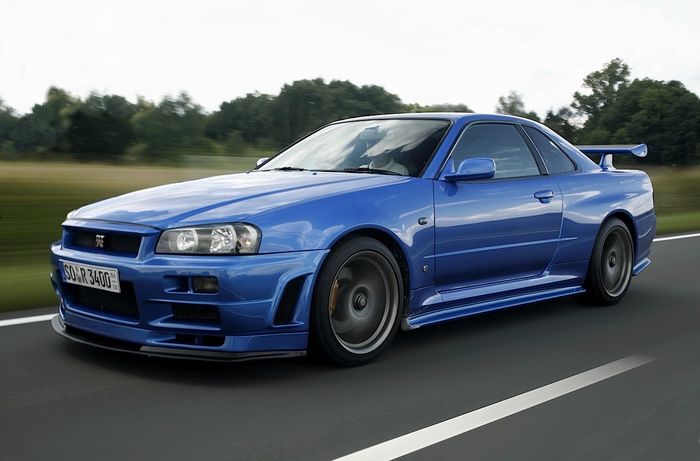 Ilustrasi Nissan Skyline R34