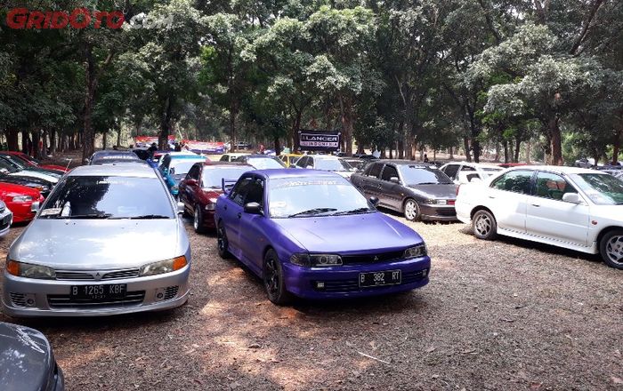 Komunitas Mitsubishi Lancer Indonesia turut hadir dalam Jamnas