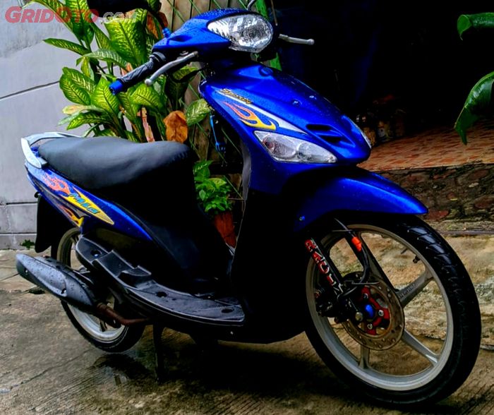 Yamaha Mio Sporty pakai pelek ring 16