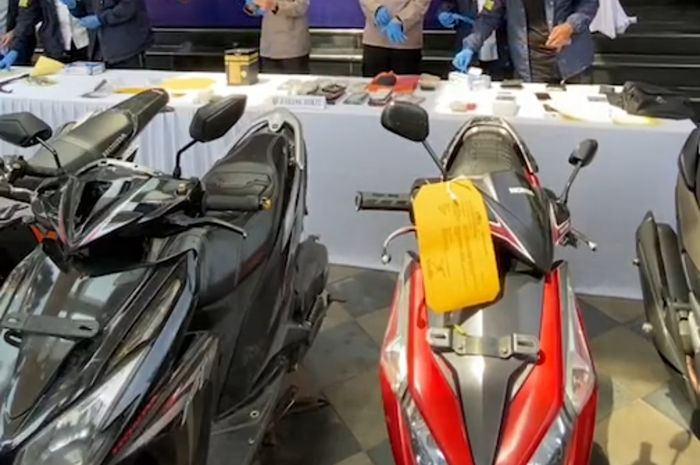 Ratusan motor hasil curanmor berhasil diamankan pihak kepolisian Polda Metro Jaya