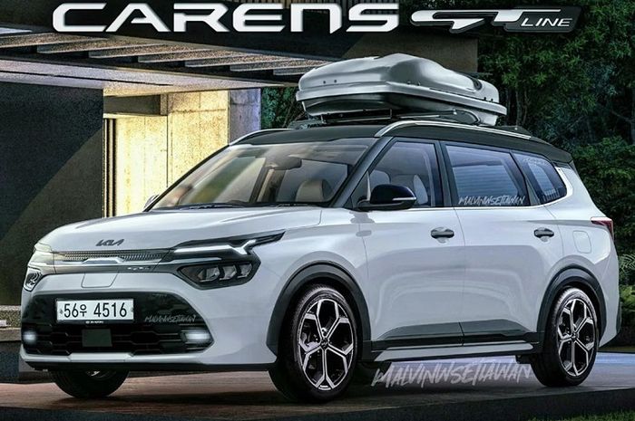 Digital modifikasi KIA Carens tampil ganteng adopsi gaya touring