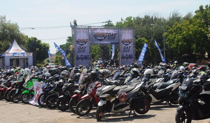Acara didukung oleh berbagai komunitas Yamaha di Bali