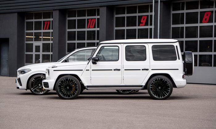 Modifikasi BMW X5 M Competition dan Mercedes-AMG G63 dapat pelek baru 