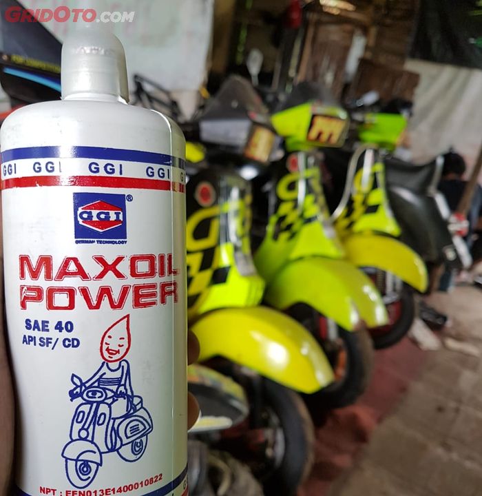 Maxoil Power, oli andalan bikers Vespa 2-tak