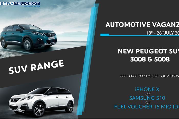 Astra Peugeot berikan penawaran menarik untuk setiap pembelian New 5008