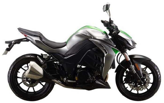 Desain Jiajue N19 mirip Kawasaki Z1000