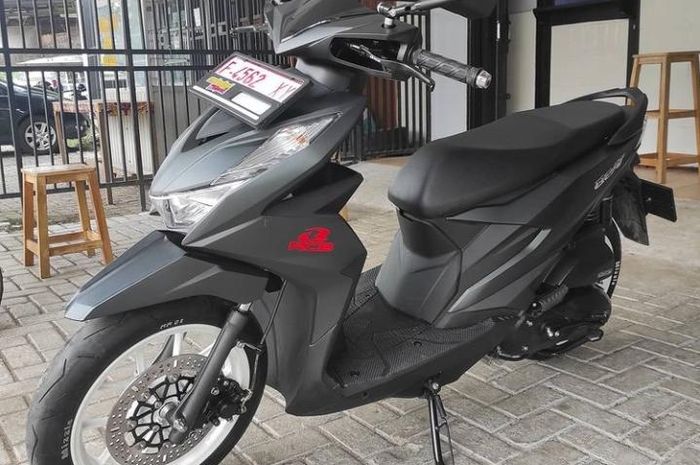 Modifikasi New Honda BeAT 2021 tampil simpel stylish berdarah racing.