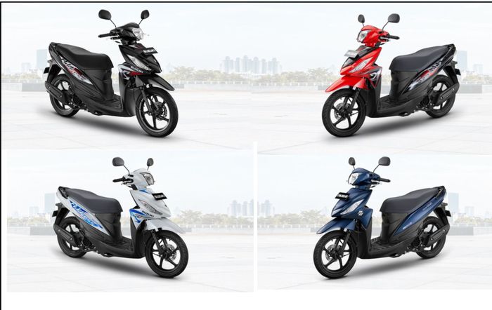 pilihan warna bodi Suzuki Address FI