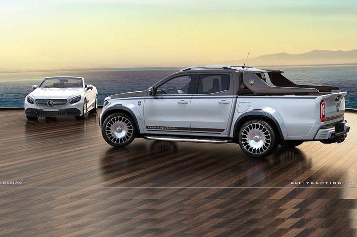 Tampilan samping Mercedes-Benx X-Class garapan Carlex Design