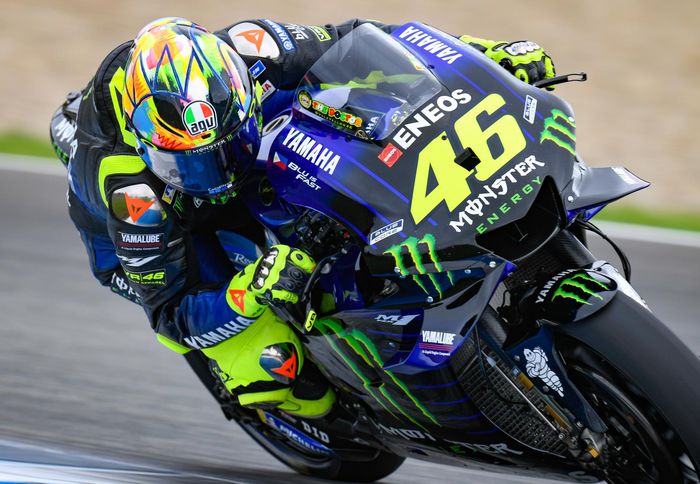 Ilustrasi. Valentino Rossi.