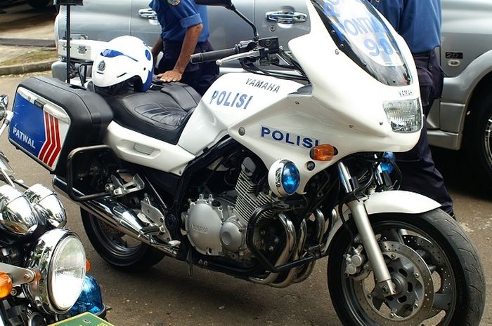  Moge Yamaha MIlik Polisi Ini Terkenal Tangguh Dan Lincah 