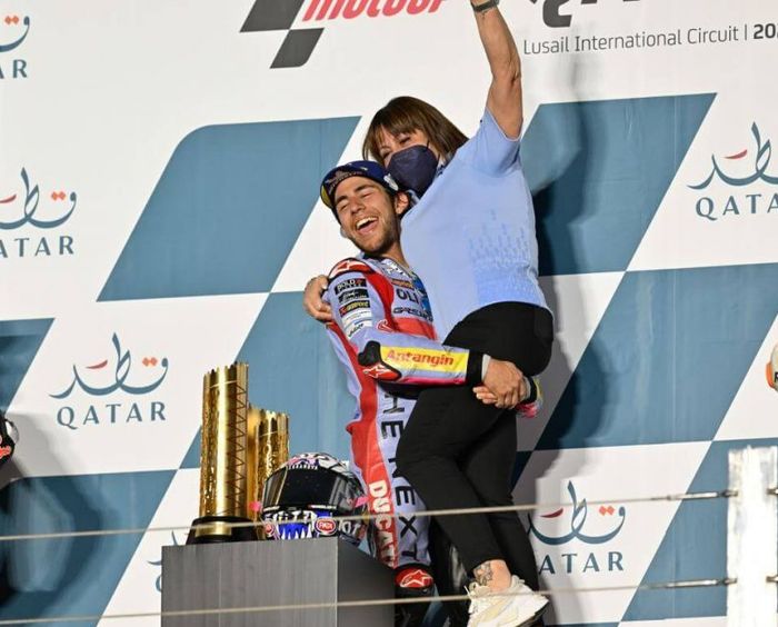 Enea Bastianini berhasil merebut kemenangan pertama di MotoGP Qatar 2022.