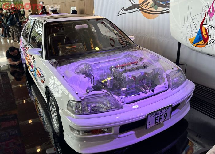 Civic Nouva (EF9) menggendong mesin legendaris B18C Type R yang dikontrol oleh ECU Max Eccu Sport.