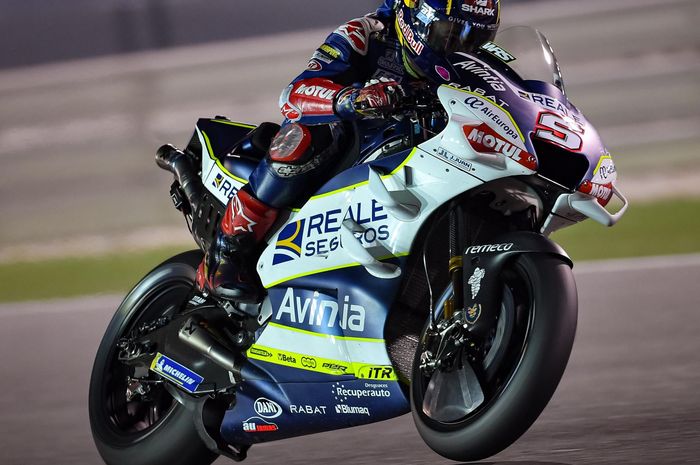 Kalahkan Valentino Rossi, Johann Zarco mulai nyaman geber motor Ducati di hari kedua tes MotoGP Qatar