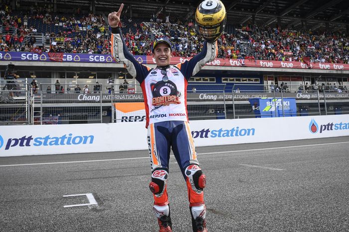 Usai raih gelar juara dunia ke-8, Marc Marquez Tak Terobsesi Kalahkan Rekor Milik Giacomo Agostini dan Valentino Rossi 
