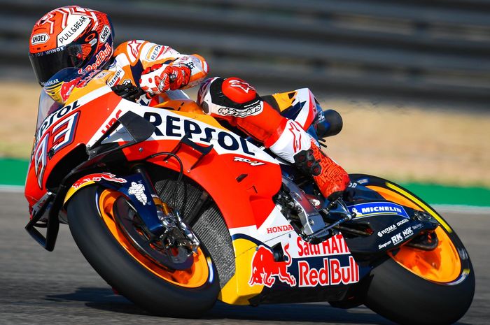 Meski difavoritkan juara di MotoGP Aragon, Marc Marquez tak ingin besar kepala dan memilih tetap fokus agar kejadian di MotoGP Amerika terulang