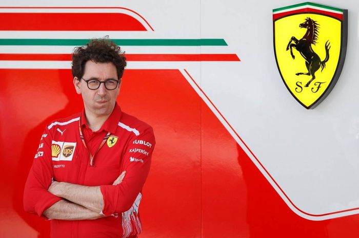  Bos tim Ferrari, Mattia Binotto mengaku enggan berbesar kepala meski timnya dijagokan menang pada balapan F1 Belgia akhir pekan ini