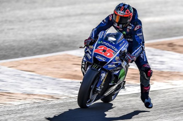 Maverick Vinales melaju paling cepat pada tes pascamusim MotoGP hari pertama di Valencia