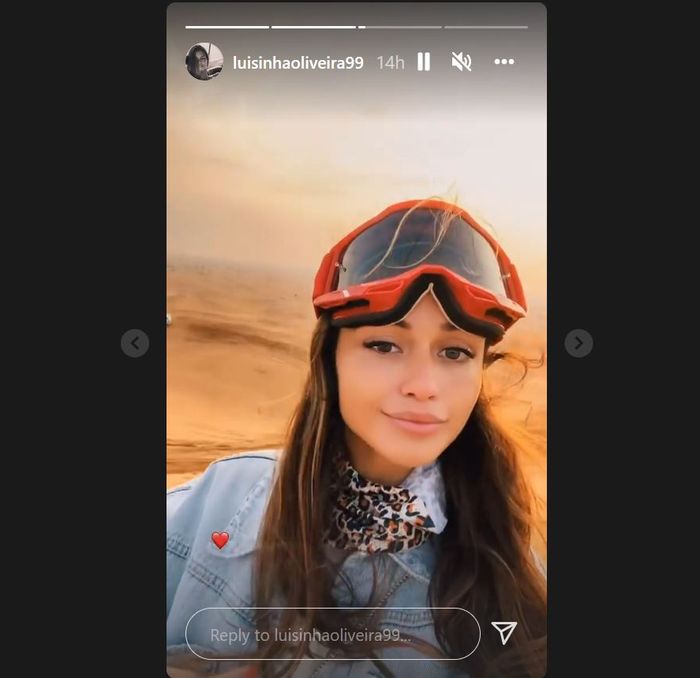 Luisinha Oliveira, kekasih Lando Norris