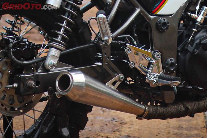 Knalpot custom handmade. Full stainless.