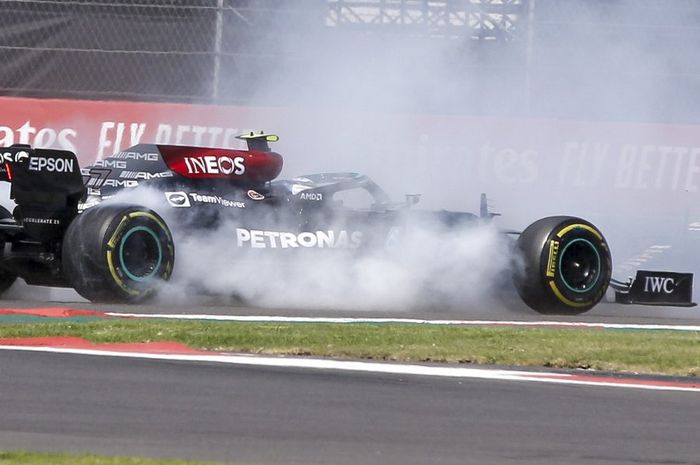 Valtteri Bottas melintir di awal balapan F1 Meksiko 2021