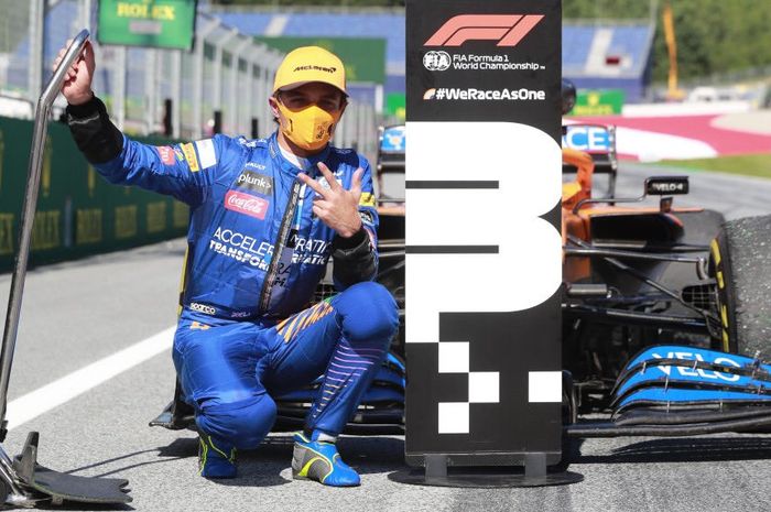 Lando Norris raih podium di F1 Austria