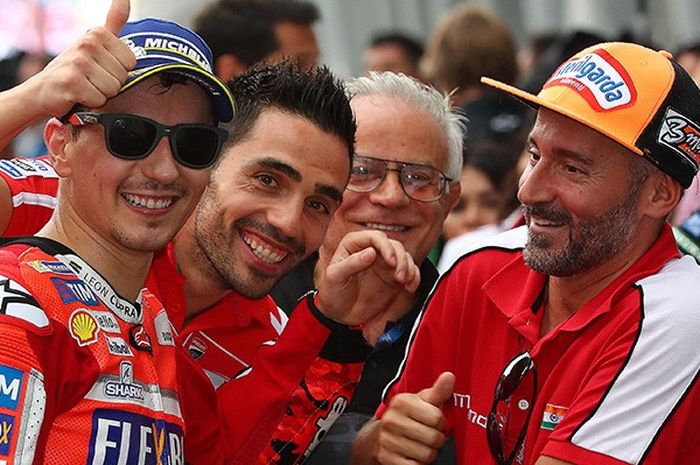 Max Biaggi bareng Lorenzo