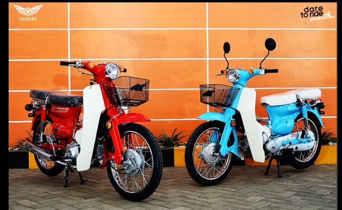 Gazgas Gazelo 125, motor yang mirip Honda Super Cub