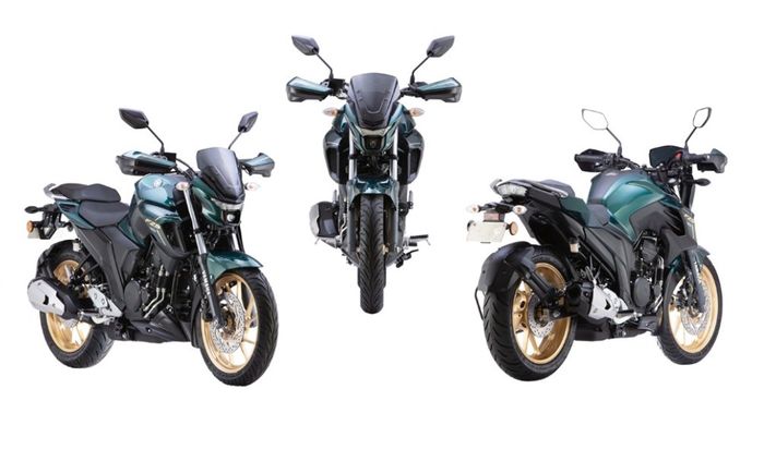 Desain yamaha FZS 25 terlihat cukup padat