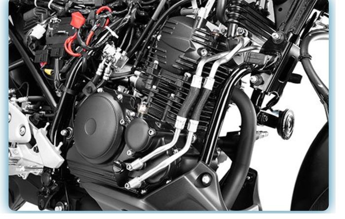 Bentuk mesin Yamaha FZS 25