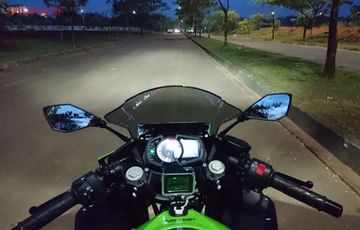 Headlamp Berganti Led Bagaimana Nyala Lampu All New Ninja 250 Saat Malam Hari Gridoto Com