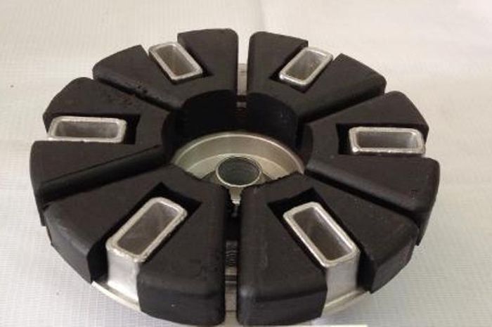 Ilustrasi Karet Tromol Di Motor