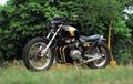 Anti Mainstream,  Suzuki GSX-750 Police Dirombak Jadi Bobber, Tampang Jelas Rupawan