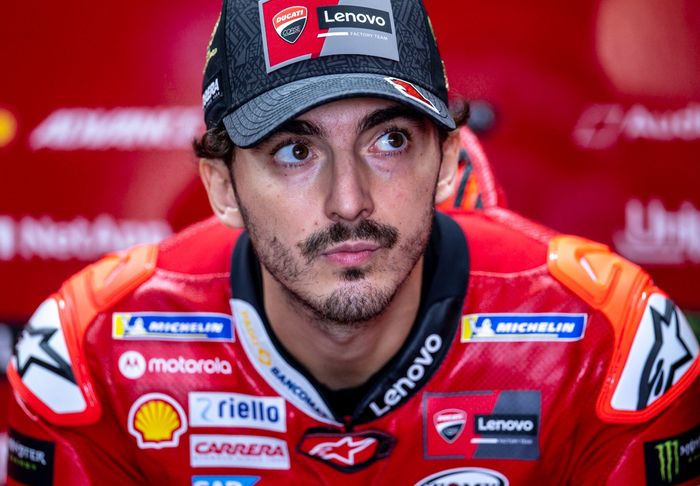 Fans Ducati berharap Pecco Bagnaia akan memberi kejutan di sesi race sekaligus kembali mengamankan puncak klasemen pembalap MotoGP