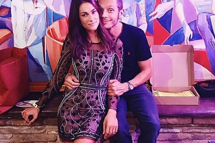 Valentino Rossi dengan pacarnya Francesca Sofia Novell