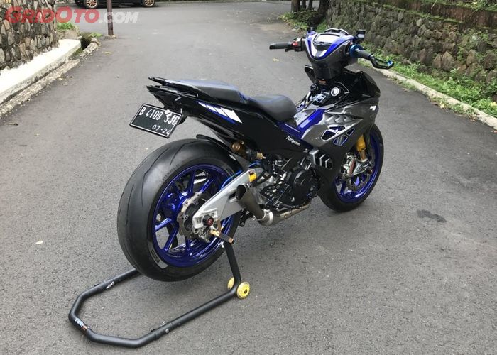 Plus Minus Modifikasi Yamaha Mx King Menjadi Bebek Hypersport Gridoto Com