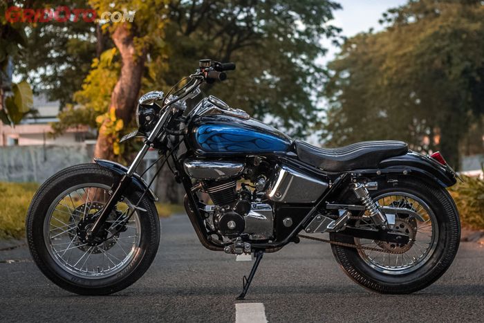 Modifikasi Honda Phantom bertampang street bobber ini memiliki cerita unik loh sob!