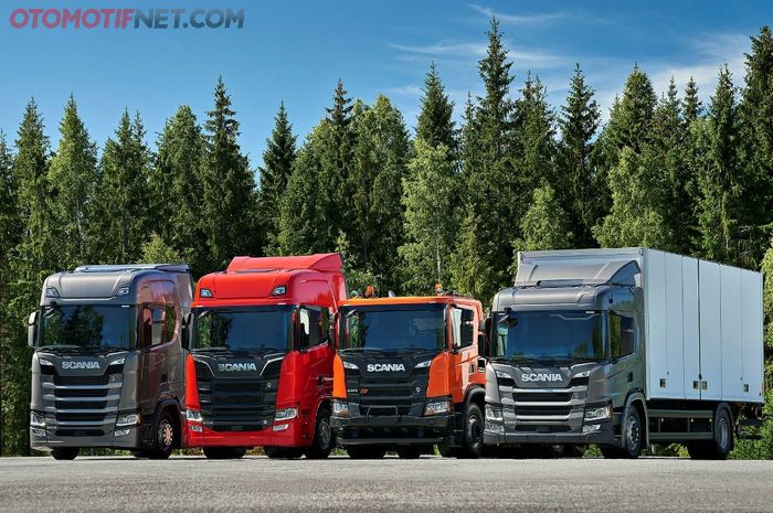 Line up Truk Scania