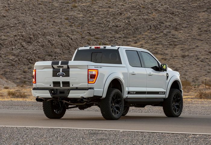 Tampilan belakang modifikasi Ford F-150 racikan Shelby