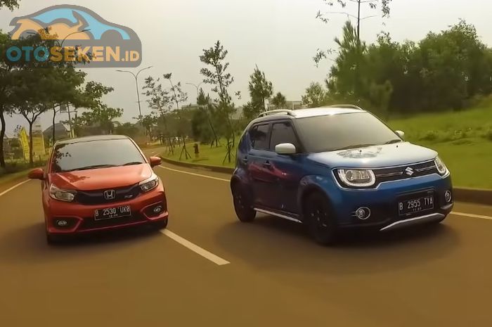 Perbandingan harga Honda Brio dan Suzuki Ignis tahun 2017 seken
