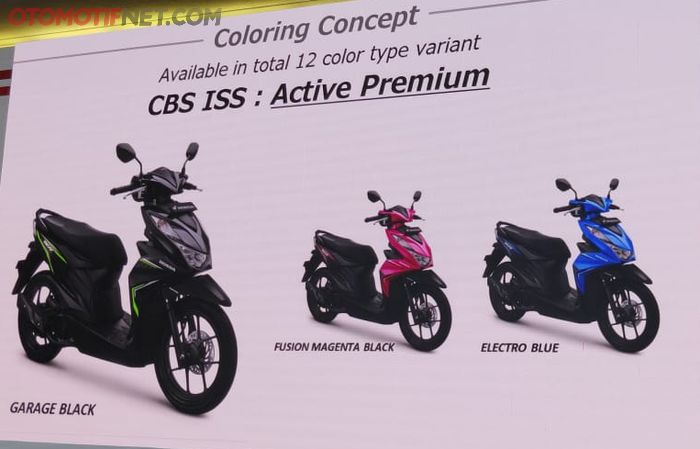 Pilihan warna All New Honda BeAT CBS-ISS.