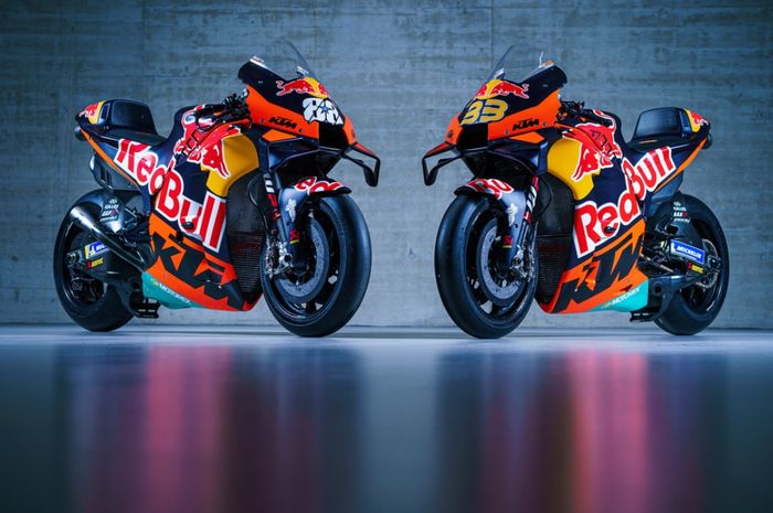 Tampilan KTM RC16 di tim Red Bull KTM Factory Racing